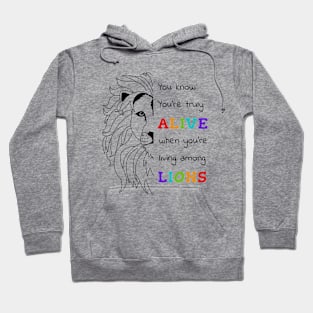 Living Among Lions Hoodie